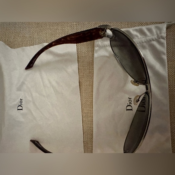 Christian Dior BUCKLE 2 Wrap Sunglasses Fall 2000 Y2K EUC - Picture 9 of 10